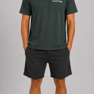 Camiseta verde musgo amaciada - Itacoatiara Pro 2026
