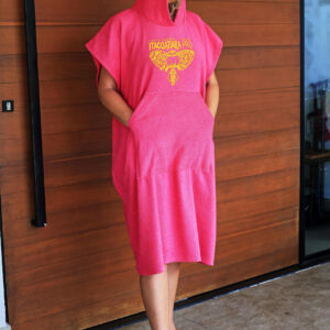 Poncho Rosa e Amarelo Itacoatiara Pro