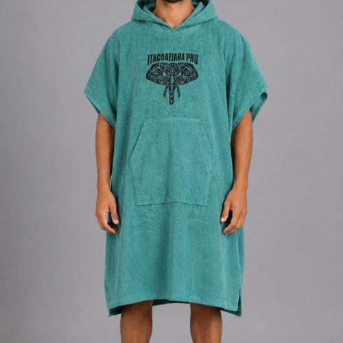 Poncho Verde e Preto - Itacoatiara Pro 2026